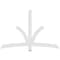 Ekena Millwork Davenport Architectural Grade PVC Gable Bracket, 72"W x 48"H x 2"D x 4"F, 16/12 Pitch GBP072X48X0204DAV00 - alternate 5